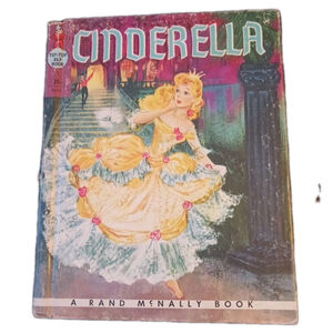 1956 CINDERELLA Rand McNally Tip-Top Elf Book Classic Childhood Collection